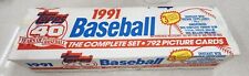1991 Topps Baseball Card Complete Factory Sealed Set – 792 Cards MINT