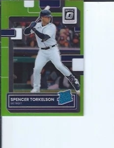 Spencer Torkelson 2022 Panini Optic Rated Rookie Green Parallel - Picture 1 of 1