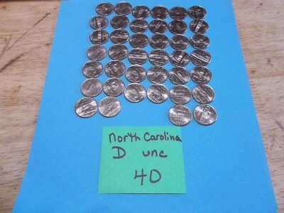 (40) 2001 North Carolina D State quarters  uncirculated - Image 1 of 3