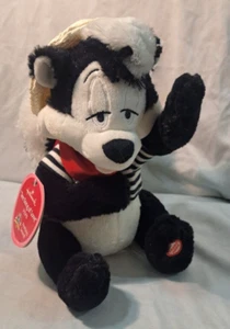 HALLMARK LOONEY TUNES PEPÉ LE PEW “ZEE SONG OF LOVE” PLUSH STUFFED ANIMAL W/TAGS - Picture 1 of 17