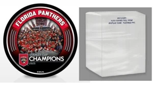 2025 STANLEY CUP FINAL CHAMPIONS PUCK FLORIDA PANTHERS TEAM CELEBRATION IMAGE !! - Picture 1 of 3