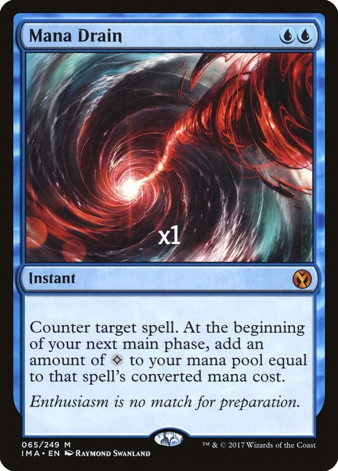 MTG Iconic Masters IMA Mana Drain MINT - Image 1 of 1