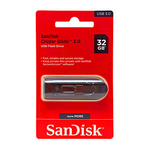 SanDisk Cruzer Glide 32GB Flash Drive USB 3.0 Flash Drive Thumb Memory Pen