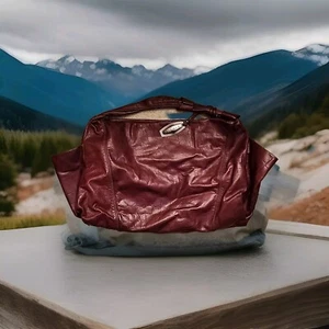 *NICOLI* LEATHER DESIGNER LUXURY ITALIAN HANDBAG SHOULDER BAG TOTE PURSE - Picture 1 of 3