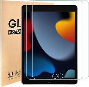 3-Pack HD Clear Tempered Glass Screen Protector For iPad 10.2 7th 8th 9th Gen