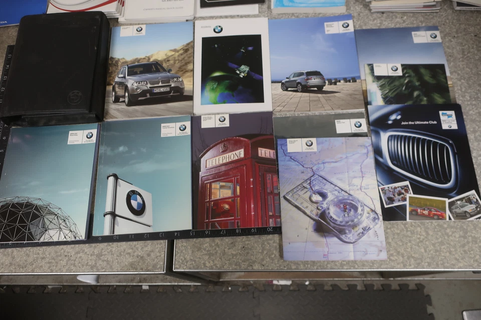 BMW X3 3.0 3.0si Manual del propietario 2007 Juego de libros 07 Envío gratuito OM788 Foto 1 de 1