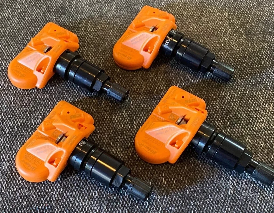 TPMS Huf BH SENS Sensors Set With Black Stems For Porsche 911 Turbo 2005-2009 - Image 1 of 1
