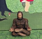Miniature Yoga Lil' Bigfoot Sasquatch Figure Mini Garden Figurine