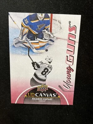 21-22 UD Series 2 Hockey UD Canvas Young Guns C222 Rasmus Kupari - Image 1 of 2