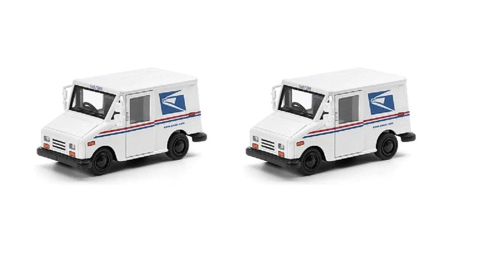 2.5" USPS LLV United States Postal Service Mail Diecast Model Toy Car Truck 1 72