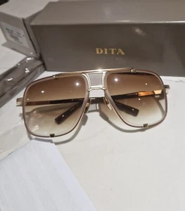 Dita Mach 5 White GOLD/ GLD- Gold brown DRX-2087-I-GLD-BRN-64 - Picture 1 of 7