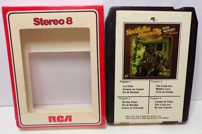 Nito Mendez Navidades Jibaras '78 1978 Velvet Records 8 Track TESTED - Image 1 of 2