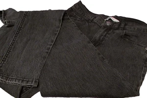 BOY'S H M black/gray JEANS size 12-13  cotton/poly (child 1- N) - Picture 1 of 3