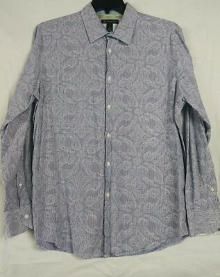 Camisa INC International Concepts Para Hombre Paisley Botón Delantero Talla XL Extra Grande Foto 1 de 4