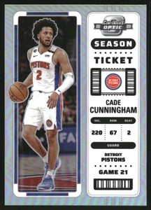 2022-23 Panini Contenders Optic Silver #10 Cade Cunningham