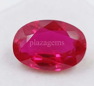 Natural Certified 16 Ct Pink Ruby Burma Oval Cut Loose Gemstone N21 - Picture 1 of 8