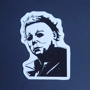 Horror Movie Black and White Gothic Laptop Sticker - 2 Inch - #18 - Mike Meyers - Picture 1 of 2