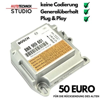 8N8909601 0285001279 Centralina ECU Sensore Airbag Audi TT 1999-2006 8N - Immagine 1 di 4