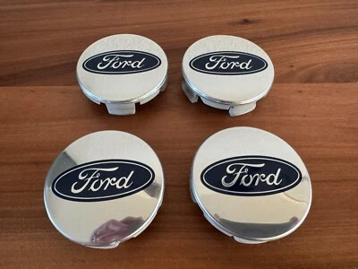 OEM Set 4 Ford Explorer Wheel Center Caps 2 1/8" 20 21 22 23 24 Polished - Image 1 of 3