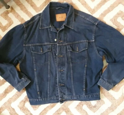 HUGO BOSS Geronimo Mens dark Denim Jacket  Vintage Ex Condition Size 50 (M) - Image 1 of 4