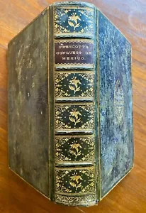 Prescott's Conquest of Mexico full leather 1878 prize binding - Picture 1 of 12