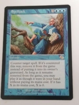 5Magic the Gathering 1x SPELLJACK - Judgment - NM Blue Rare Instant - Image 1 of 2
