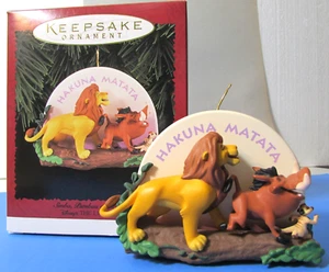 1995 Hallmark Ornament SIMBA PUMBAA & TIMON der König der Löwen - Bild 1 von 13