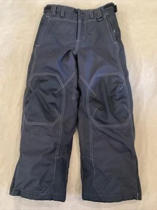 LL Bean 10 Black snowpants kids boy girl winter fun - Picture 1 of 4