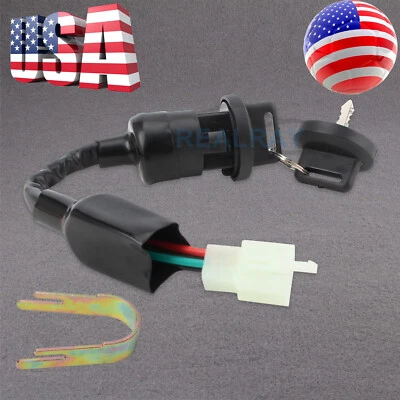 Ignition Key Switch for Polaris ATV Outlaw 50 90 Scrambler 50 90 Predator 90 US - Image 1 of 4