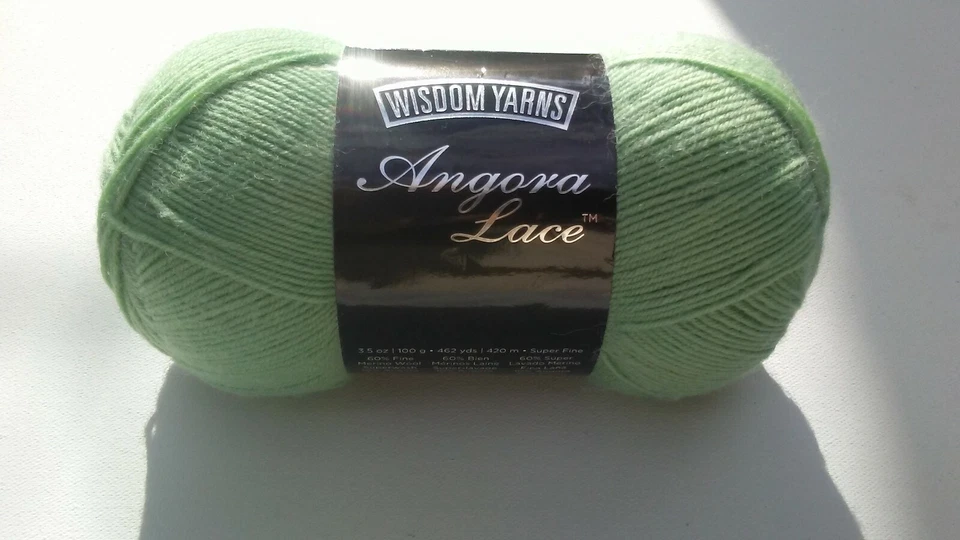 Wisdom Yarns 'Angora Lace' (60%Fine Merino, 10%Angora,30%Nylon)462yds,100g, #208 - Image 1 of 1