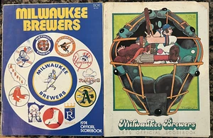 Milwaukee Brewers 1974 & 1975 Official Scorebooks - Bild 1 von 6