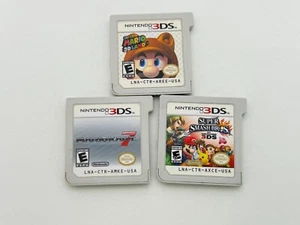 SET Super Mario 3D Land + Super Smash Bros + Mario Kart 7 (giochi Nintendo 3DS) - Foto 1 di 5