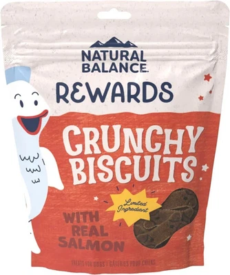 Biscoitos crocantes Natural Balance Rewards com guloseimas reais de salmão para cachorros (14 oz) - Imagem 1 de 4