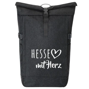 Kurierrucksack Hesse mit Herz Geschenkidee Hesse Geschenk Präsent Mitbringsel So - Bild 1 von 7
