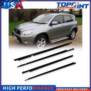 For 2006-2008 Toyota Rav4 Set Outer Weatherstrip Window Moulding Trim Seal Belt - Picture 1 of 8