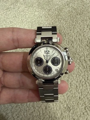 Cronógrafo automático Cartier Pasha Foto 1 de 4