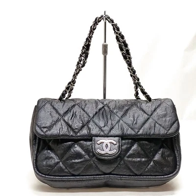 Bolso de Hombro Chanel SIN TARIFA Lona Recubierta Negra 3982474 Foto 1 de 4