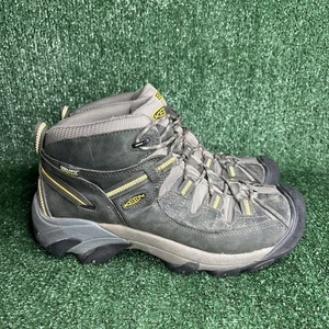 Keen Targhee II Mid wasserdichte Wanderschuhe Herren Gr. 10 Leder Outdoor grün - Bild 1 von 12