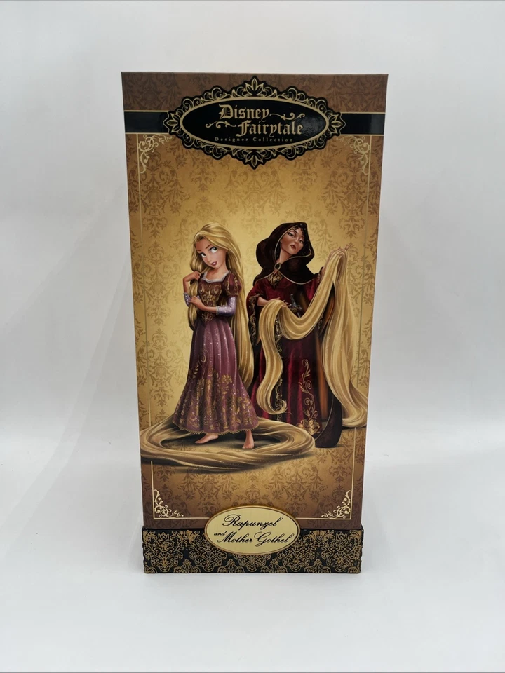 Disney Tangled Rapunzel Gothel Dolls Set DESIGNER Fairytale Collection