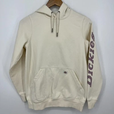 Sudadera con Capucha Dickies Para Mujer Talla XS Blanca Pullover Cordón Ropa de Trabajo Bolsillo Foto 1 de 4