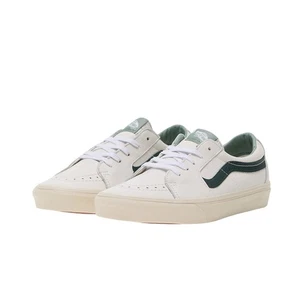 VANS SK8-Low Premium Cuero Verde Gab Para hombres Clásicos Zapatos de Skate Talla 13 NUEVO - Imagen 1 de 6