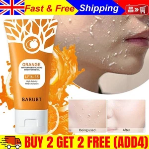 50g Gmeelan Orange Enzymes Facial skin Exfoliating Brightening scrub Gel UK! - Picture 1 of 12