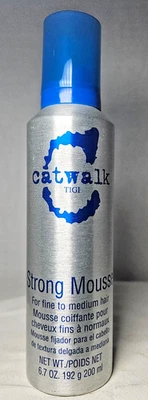 Tigi Catwalk Strong Mousse For Fine To Medium Hair 6.7 oz Cat Walk - Image 1 of 2