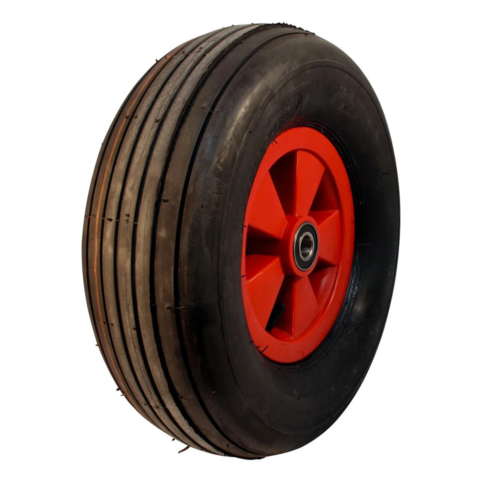 KINGS TIRE Komplettrad 16x6.50-8 V-3503 4PR + 2.50Ax8 NL88 kunststoff, Rot - Bild 1 von 1