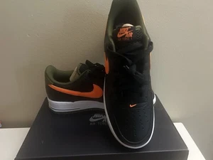 Men's Nike Air Force 1 Low '07 LV8 'Hoops - Black Total Orange' DH7440 001 - Picture 1 of 11