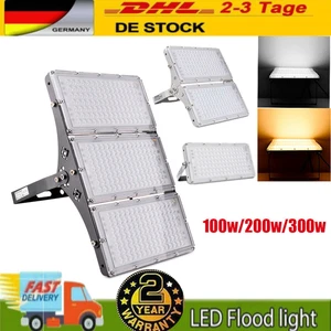 100/200/300Watt LED Fluter Modul Flutlicht IP65 Außen Garten Fassadenstrahler DE - Bild 1 von 15
