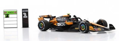 SPARK - McLAREN MCL38 #4 McLaren Formula 1 Team Vincitore GP Abu Dhabi 2024 L... - Immagine 1 di 4