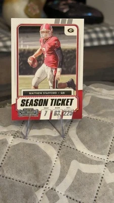 2021 Panini Contenders Draft Picks - Matthew Stafford #9 - Image 1 of 2