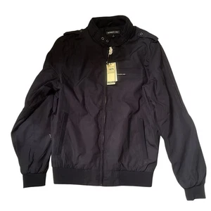 Vintage 70s Members Only Men’s SMALL Classic Iconic Racer Bomber Jacket NWT NAVY - Picture 1 of 3