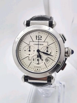 Cartier Pasha  2860 W3108555 Steel 42mm Men's Watch In House Caliber 8100 MC - Image 1 of 4